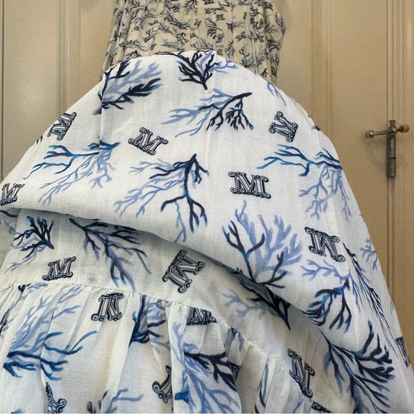 SOLD! MAXMARA LEISURE Label-cut ‘Potus’ Logo Print Dress Size: Small US4 Spring - Picture 16 of 16